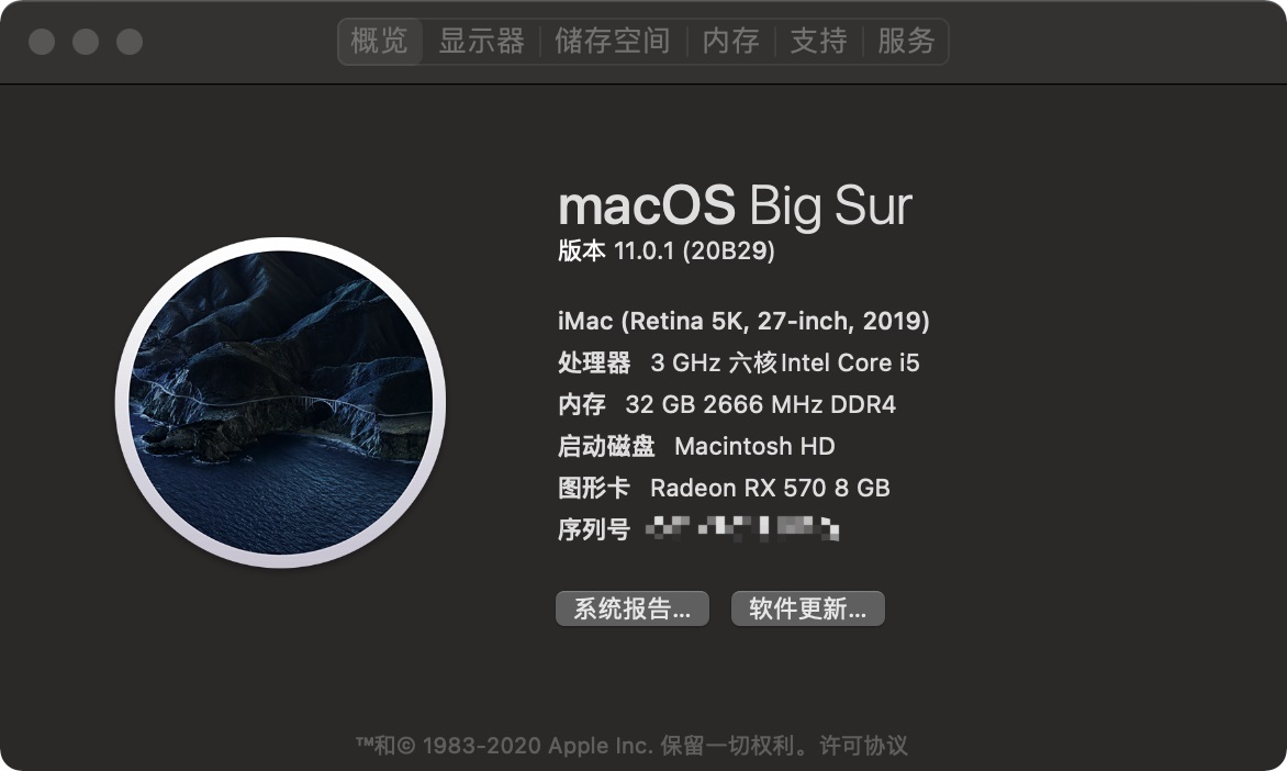 macOS Big Sur 11 带 OC and Clover and PE 三EFI分区原版DMG黑苹果镜像