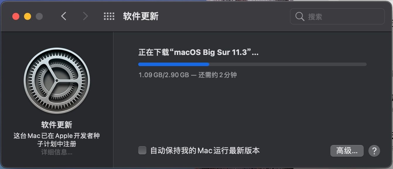 macOS Big Sur 11 带 OC and Clover and PE 三EFI分区原版DMG黑苹果镜像